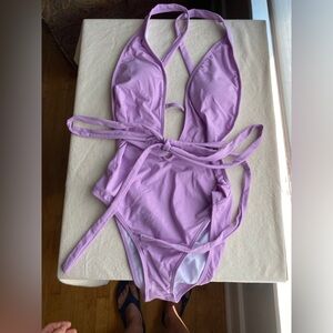 NWOT Lavender Swimsuit
